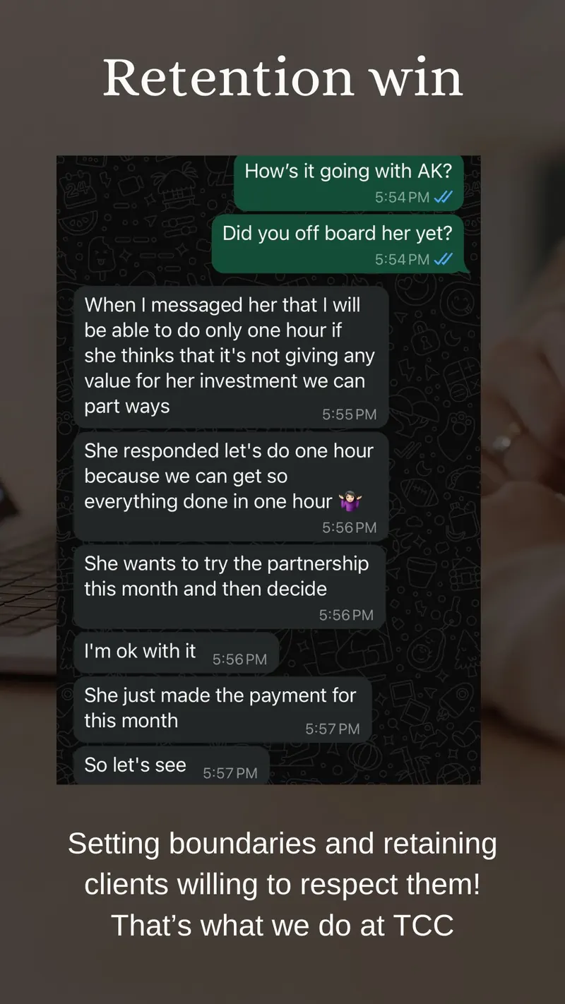 Retention Win